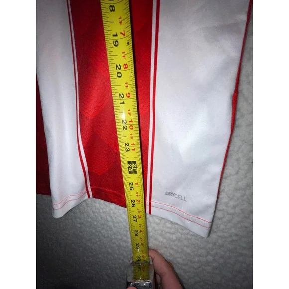 Puma Paraguay APF National Team Soccer Jersey Red White Striped Mens Small S - Picture 10 of 10